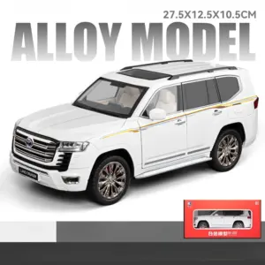 1:18 Diecast Land Cruiser SUV Model with Lights 13 Sc0c8a72b0fda407f8ab616704d5d789cG