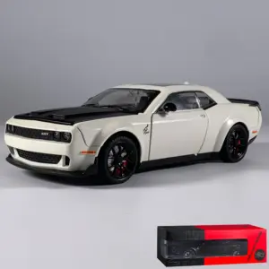 White Dodge Challenger Hellcat Red Eye Model 18 Sc0d58ee9144f4ef9848c4ab9c2e4a250J