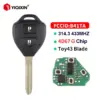 Toyota 2-Button Remote Car Key Replacement