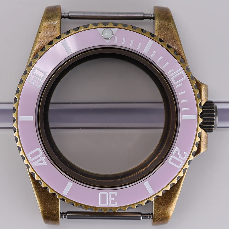 Vintage Bronze 40mm Watch Case for Seiko NH36 9 Vintage Bronze 40mm Watch Case for Seiko NH36 - Image 9