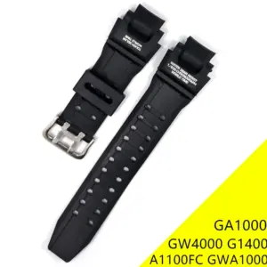 Black PU Strap for Casio G-Shock GA-1000 Series