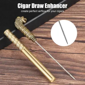 Vintage Stainless Steel Cigar Draw Enhancer with Leopard Design 9 Sc0f198f4dabe4f3092d4f64ceeef1eb0j