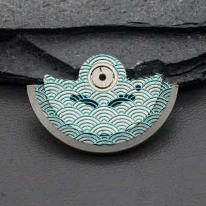 Vibrant Japanese Wave Watch Rotor for SKX007 12 Sc1027e403c0e435e87c830d45aeb6f02d