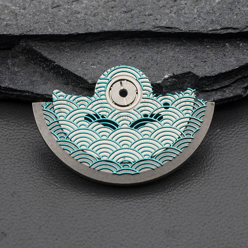 Vibrant Japanese Wave Watch Rotor for SKX007 3 Vibrant Japanese Wave Watch Rotor for SKX007 - Image 3