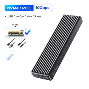 Aluminum M.2 NVMe SSD Enclosure 2TB Support 15 Sc1031c7b34e24d71902b4f7624338f99I
