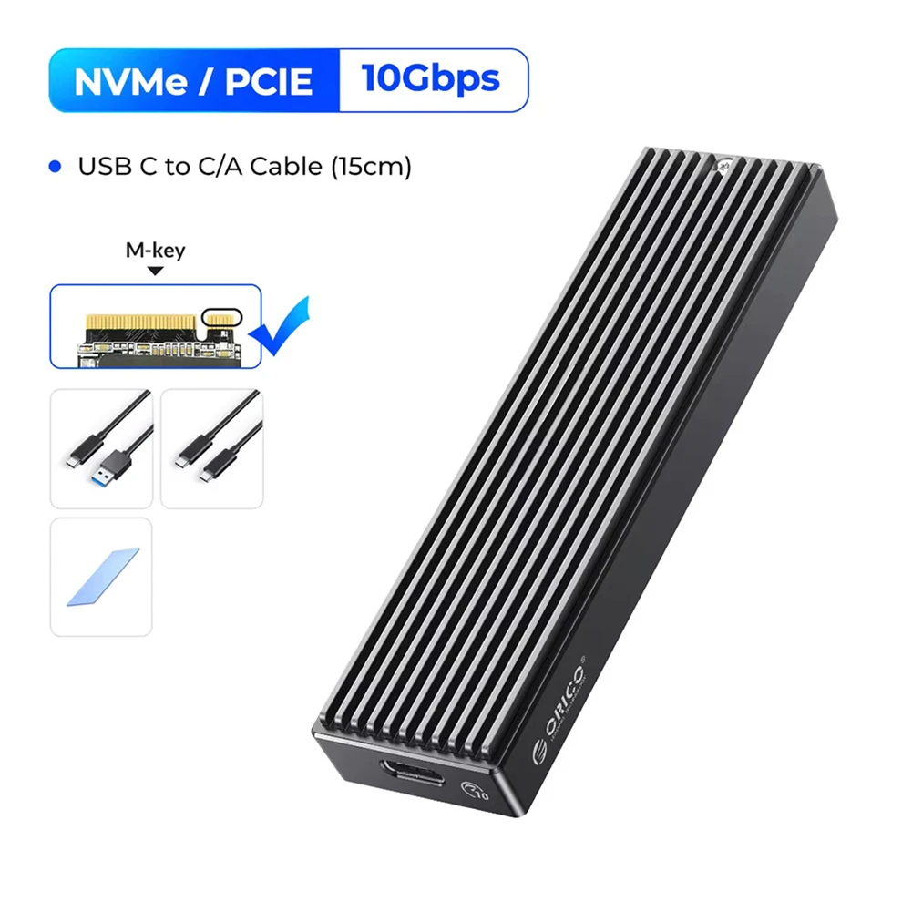 Aluminum M.2 NVMe SSD Enclosure 2TB Support 8 Aluminum M.2 NVMe SSD Enclosure 2TB Support - Image 8