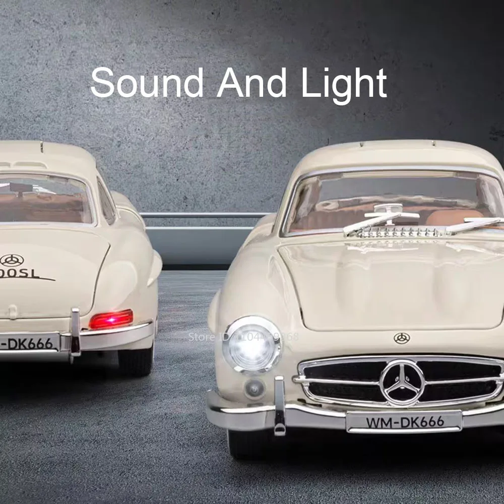 Mercedes-Benz 300SL Diecast Model in Red 4 Mercedes-Benz 300SL Diecast Model in Red - Image 4