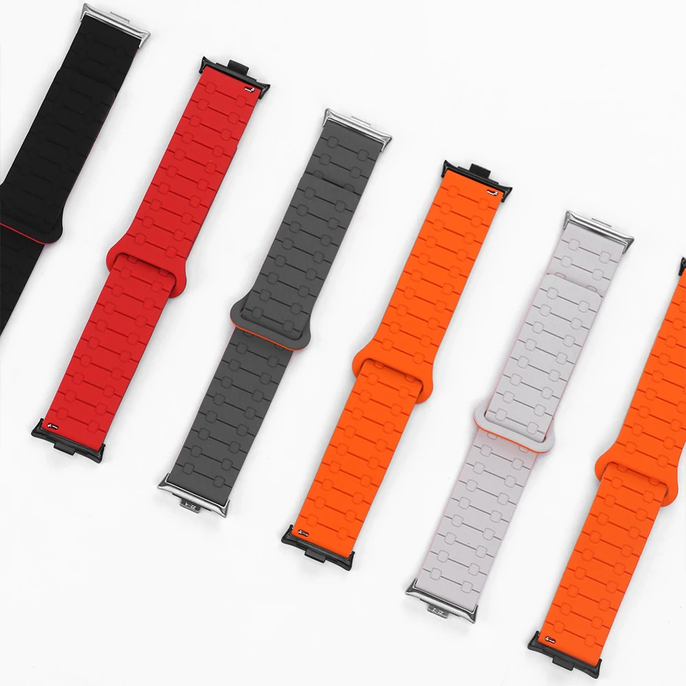 Redmi Watch 4/5 & Xiaomi Mi Band 9/8 Pro Silicone Strap 6 Redmi Watch 4/5 & Xiaomi Mi Band 9/8 Pro Silicone Strap - Image 6