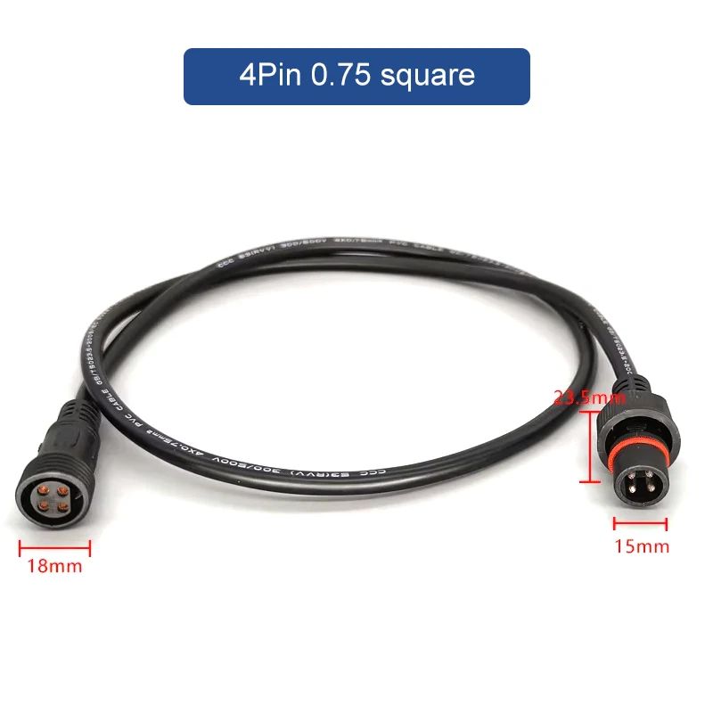 Outdoor Waterproof 4-Pin Lighting Connector 8 Outdoor Waterproof 4-Pin Lighting Connector - Image 8