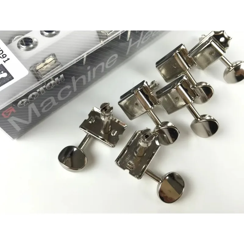 Vintage Nickel Guitar Tuning Machines SD91-05M 4 Vintage Nickel Guitar Tuning Machines SD91-05M - Image 4