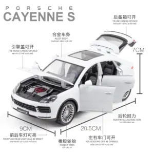 1/24 Porsche Cayenne SUV Model Car 11 Sc148228806fb4e3f97682029c686ce7ev