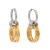 Winding Stainless Steel Earrings for Women