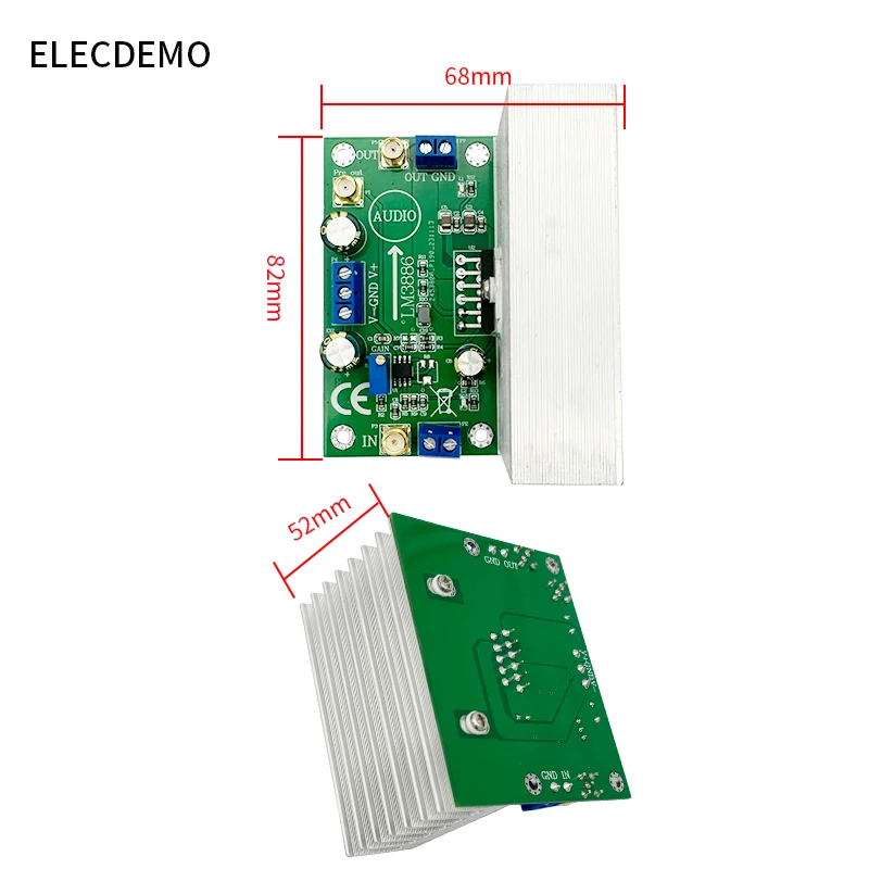 High-Performance LM3886 Power Amplifier Module 2 High-Performance LM3886 Power Amplifier Module - Image 2