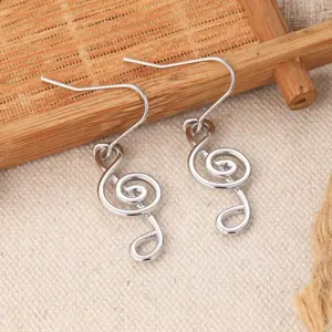 Vintage Silver Spiral Earrings 9 Sc155bad4dbba400da8688c1104e4b8b6o