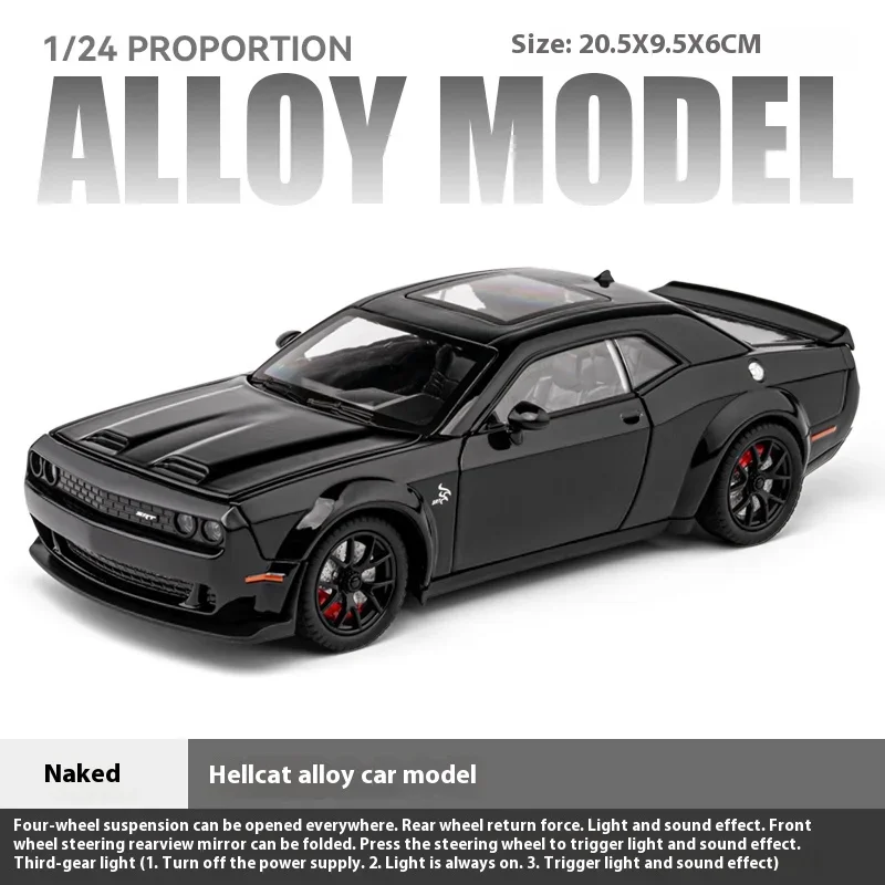 Diecast 1:24 Dodge Challenger SRT Hellcat Redeye Model 8 Diecast 1:24 Dodge Challenger SRT Hellcat Redeye Model - Image 8