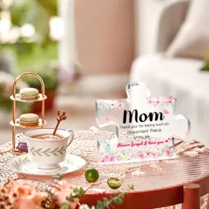 Mother’s Day Acrylic Gift Plaque with Floral Design 8 Sc1725f84beb045caada11af503b17223r