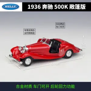 1936 Mercedes-Benz 500K Miniature Model 8 Sc1824690db1445c9bcdd036e01e99eb5d