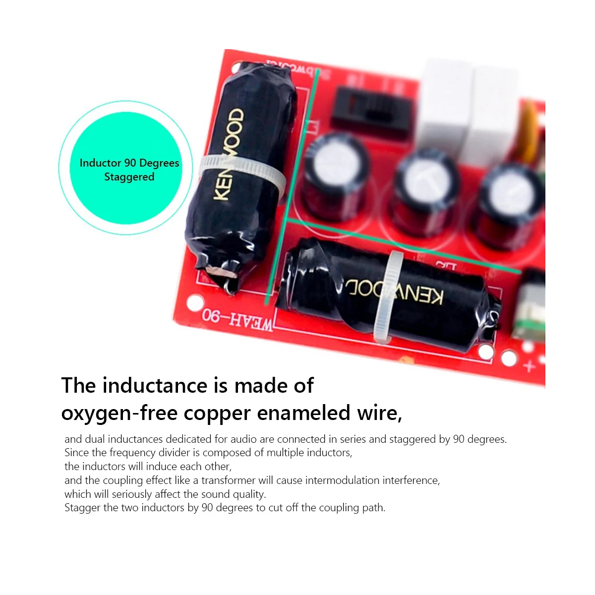 Red 200W Subwoofer Frequency Divider for Speakers 3 Red 200W Subwoofer Frequency Divider for Speakers - Image 3