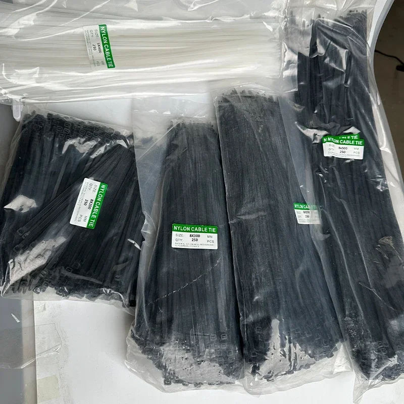 Black Nylon Cable Ties 150-500mm, 5/8mm Pack 2 Black Nylon Cable Ties 150-500mm, 5/8mm Pack - Image 2