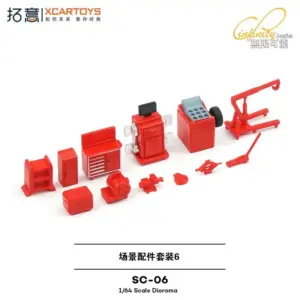 Miniature Car Repair Set SC-06 in Vibrant Red 9 Sc19f21ee26504ff38b8af77b1bdd61fct