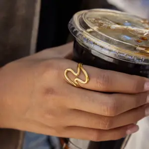 Stainless Steel Double Wave Ring JDR0107025 8 Sc19fa97da05b481796ee83718e255205I