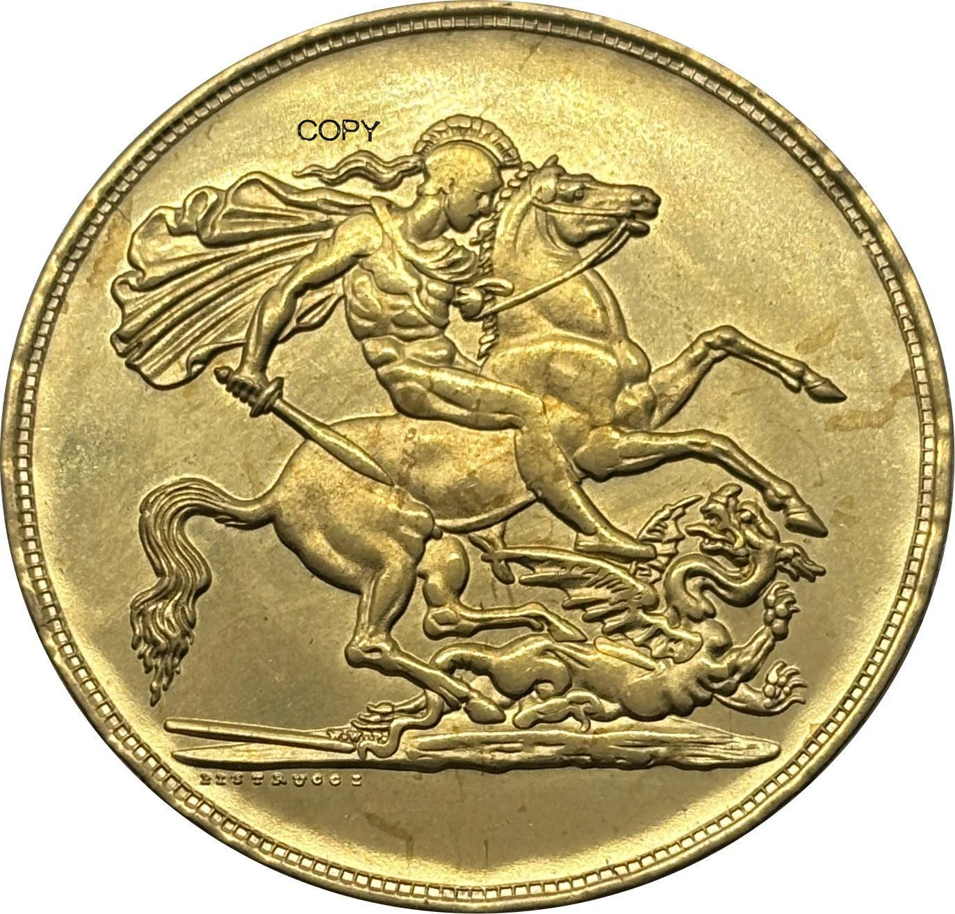 Antique George III Replica Coin 1820 2 Antique George III Replica Coin 1820 - Image 2