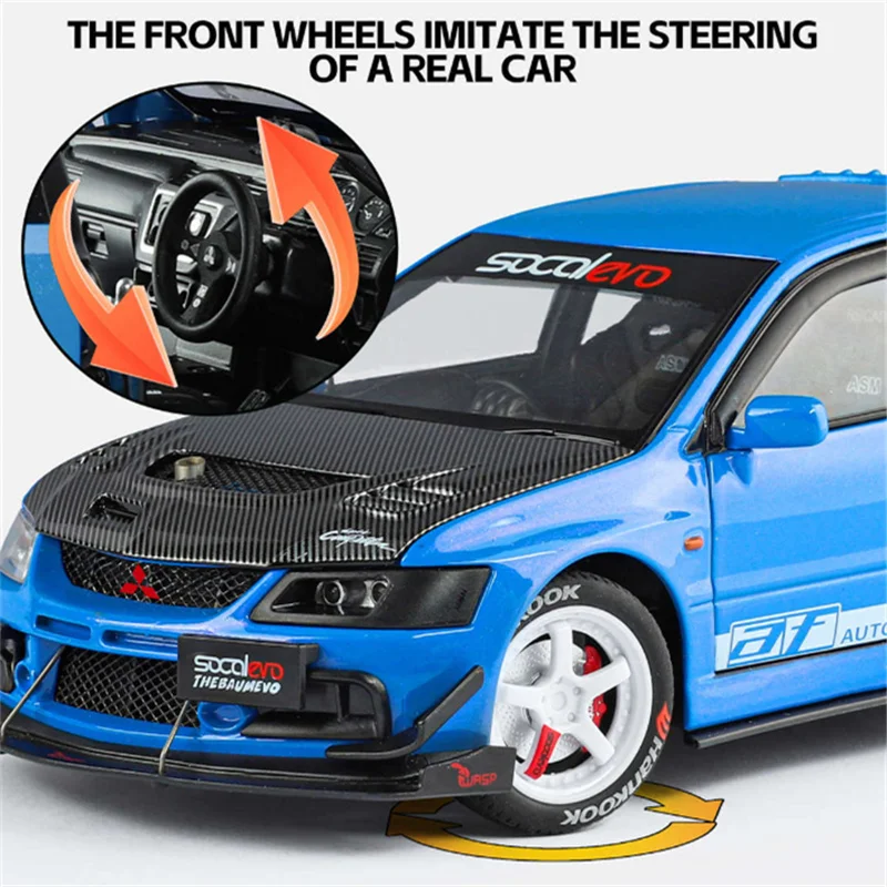1:24 Mitsubishi Lancer Evolution EV09 Diecast Model 5 1:24 Mitsubishi Lancer Evolution EV09 Diecast Model - Image 5