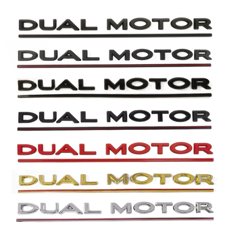 Tesla Dual Motor Emblem for Model Y, 3, X, S 2 Tesla Dual Motor Emblem for Model Y, 3, X, S - Image 2