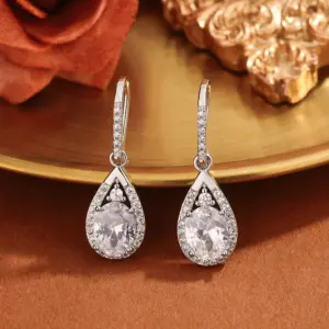 Silver Water Drop Zircon Earrings LL-YS1139 9 Sc1ff1db228cb4141bdf4f7fa4f5fa0abW