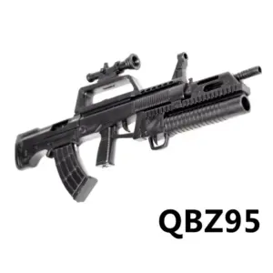 Black 1:6 Scale QBZ-95 Rifle Replica
