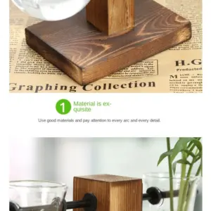 Modern Bamboo and Wood Tabletop Vase Model E123 14 Sc229a3def41a40008609a13626afccdf7