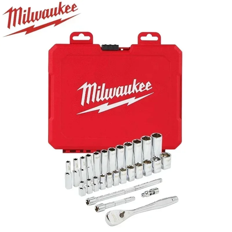 Milwaukee 4932464943 28-Piece Socket & Ratchet Set 4 Milwaukee 4932464943 28-Piece Socket & Ratchet Set - Image 4