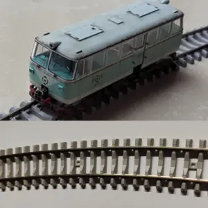 HO Curved Railway Tracks Set (15° Arc, 4 Pieces) 11 Sc232bb7d5fc046378dd80f338f4c3d04c