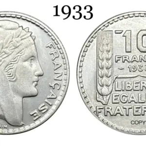 France 10 Francs Replica Coin 1930-1934 18 Sc2396e0c407540989db2755dfb226c73f