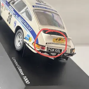 Porsche 911 RS 1:43 Diecast Model Car 11 Sc2499bd2716a48418673e1636647c0f4V