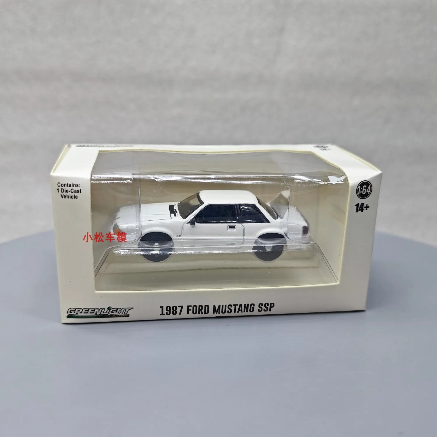 1987 Ford Mustang SSP Diecast Model in White 5 1987 Ford Mustang SSP Diecast Model in White - Image 5