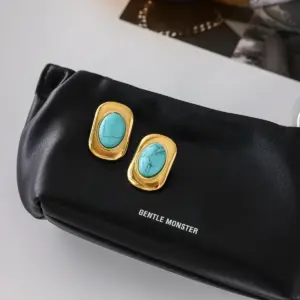 Stainless Steel Blue Turquoise Earrings 10 Sc27a79e0a9524d49bf2c45fff4b4aa73S