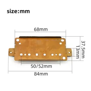 Brass Guitar Pickup Baseplates Set for 6-String 7 Sc2bc88453233467d9d897bb64f31a3eat