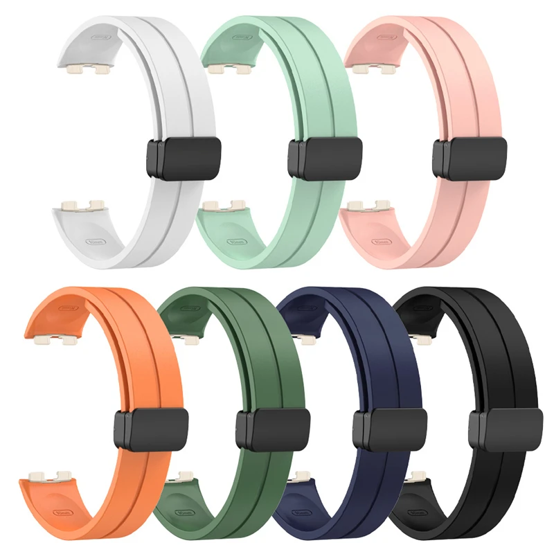 Silicone Magnetic Strap for Huawei SmartBand 8-10 4 Silicone Magnetic Strap for Huawei SmartBand 8-10 - Image 4
