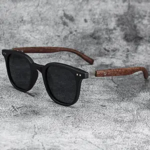 Retro Wood Grain Square Sunglasses for Men Women 19 Sc2d67b172a9a47f0a09dda5211e7060b4
