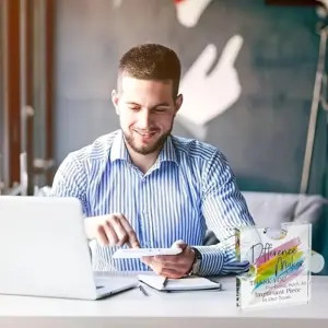 Vibrant Acrylic Desk Paperweight for Recognition 9 Sc2e97d77fb344941a190703615406be0j