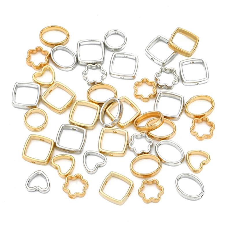 Two-Hole Beads for Jewelry Crafting - 50 pcs 6 Two-Hole Beads for Jewelry Crafting - 50 pcs - Image 6