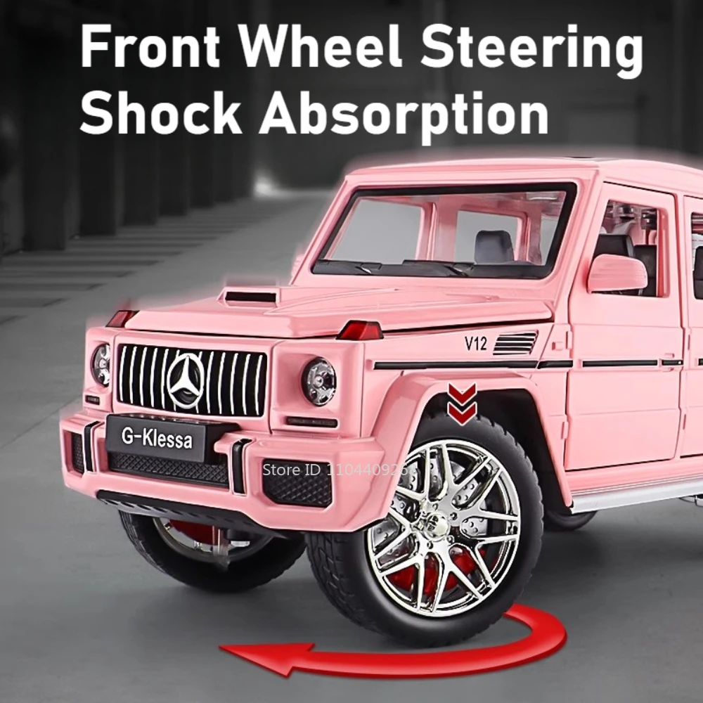 Pink Mercedes-Benz G-Class Diecast Toy Car 6 Pink Mercedes-Benz G-Class Diecast Toy Car - Image 6