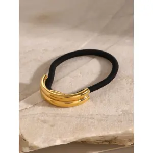 Stainless Steel Gold-Accented Hair Band 7 Sc308b943d686402799973c1a9d009029Q