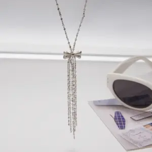 Stainless Steel Bow Pendant Necklace 13 Sc31b1ef92af74b6f81da6bb8d3cc706b8