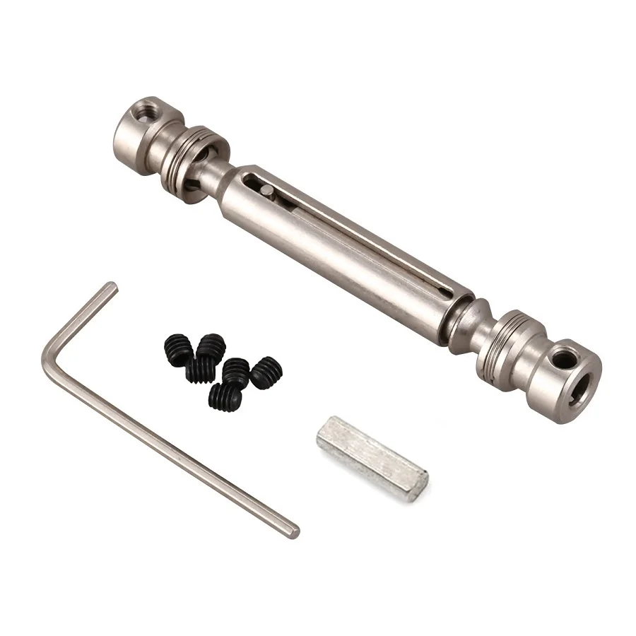 Silver RC Rear Drive Shaft for 1/12 Scale Vehicles 8 Silver RC Rear Drive Shaft for 1/12 Scale Vehicles - Image 8
