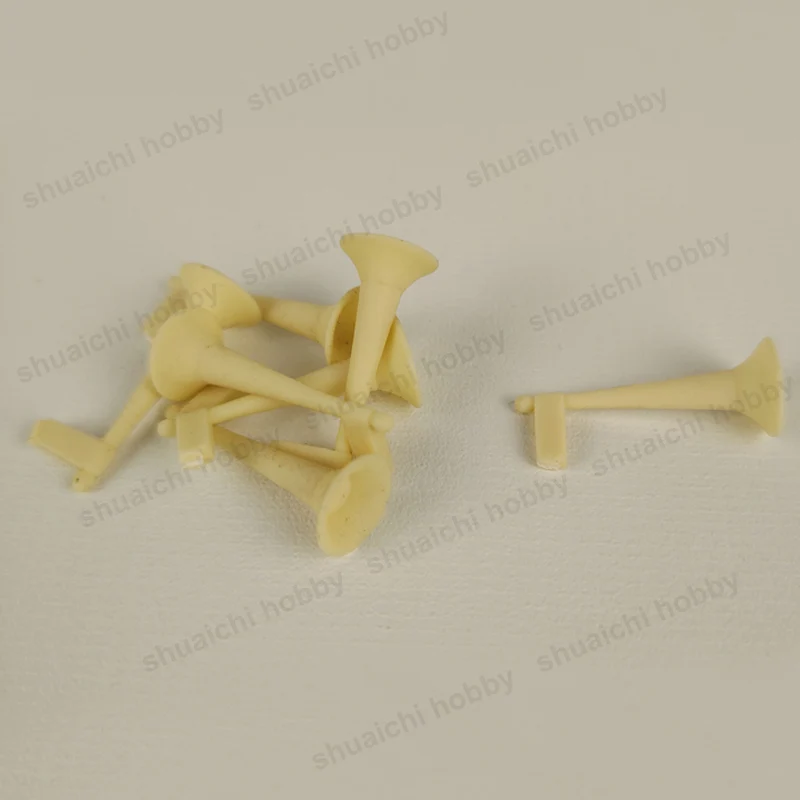 Resin Horn Trumpets for Models (Set of 5) 4 Resin Horn Trumpets for Models (Set of 5) - Image 4