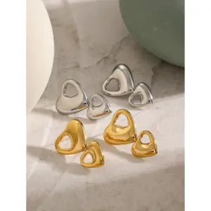 Gold Stainless Steel Earrings Set for Women 9 Sc35e50464c864ab2aa3d8291768d84bcr
