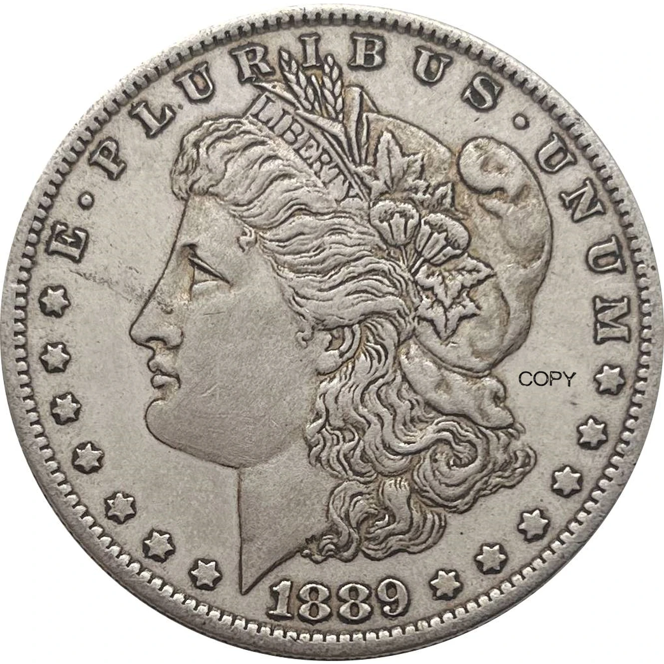 1889 Morgan Silver Coin Replica Collection Piece 5 1889 Morgan Silver Coin Replica Collection Piece - Image 5