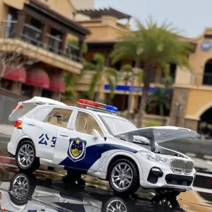 1:32 BMW X5 Police Diecast Model 8 Sc3643617aee140ea9121189fe4eededc0